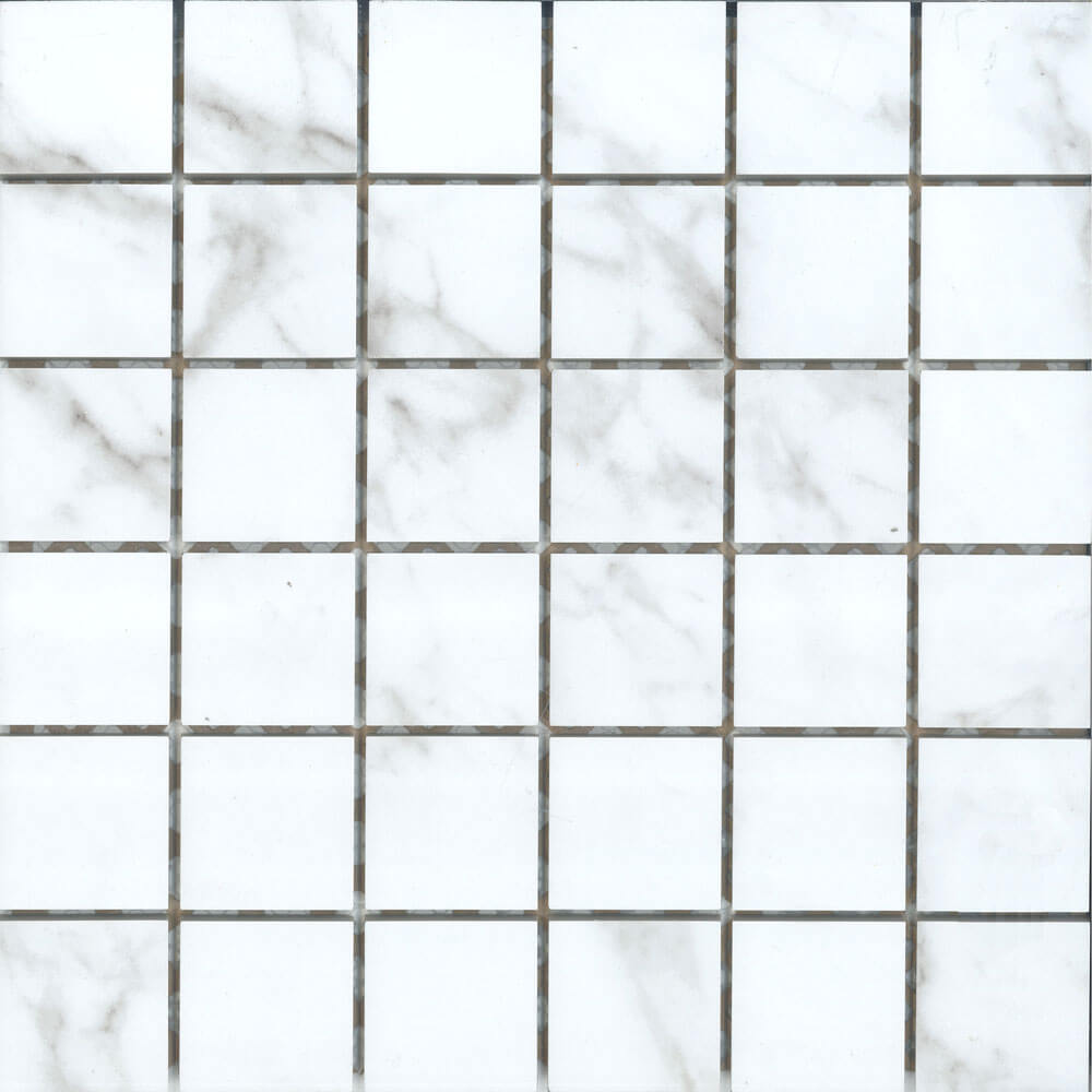 Eterna Calacatta Grey 2"x2" Porcelain Mosaic - image 1