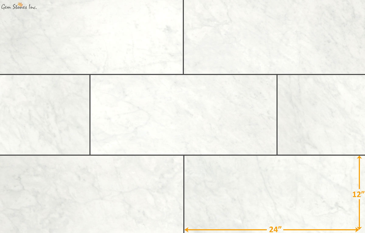 Eterna Carrara White Porcelain Tile - image 1