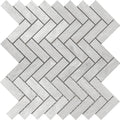 Eterna Imperial Grey 1"x3" Herringbone Mosaic - image 1