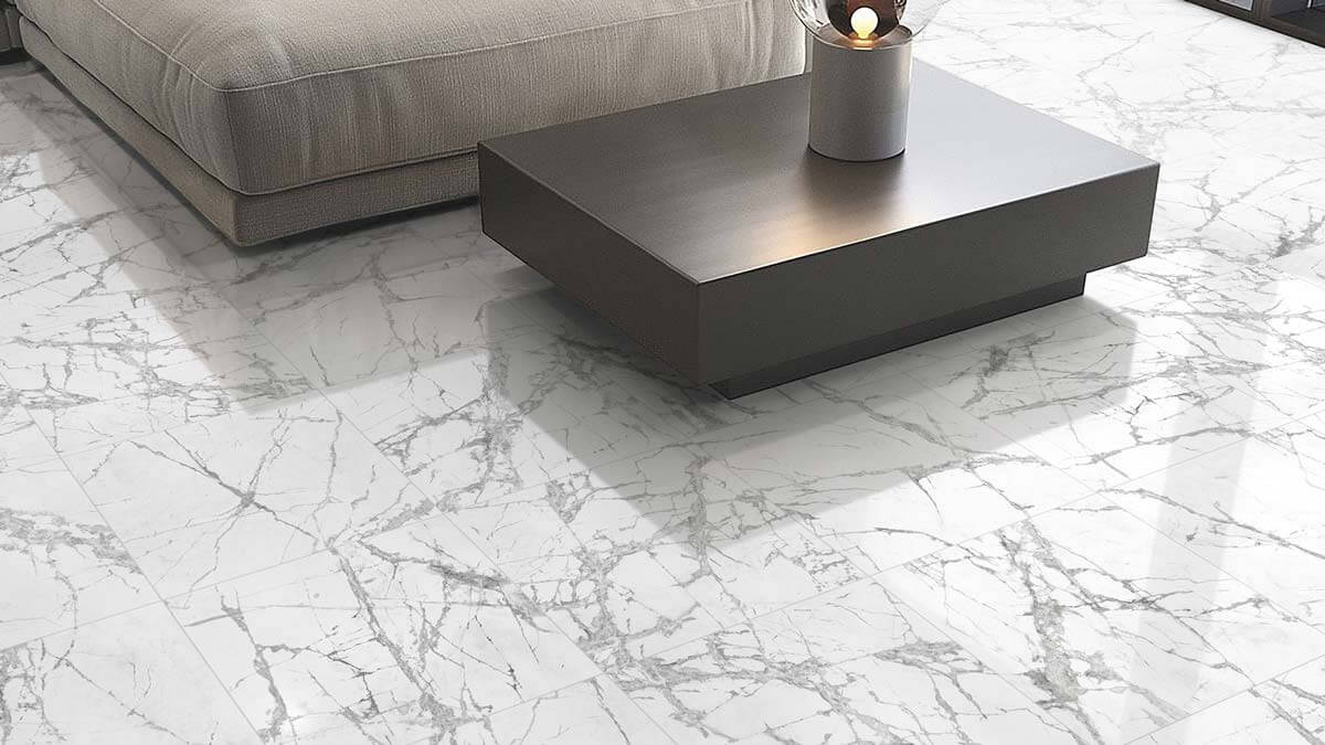 Eterna Invisible White Polished Porcelain Tile - image 4