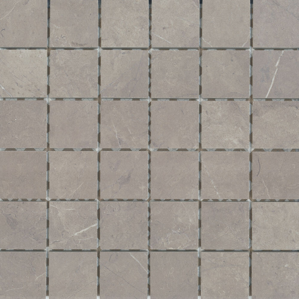 Eterna Medium Grey 2"x2" Porcelain Mosaic - image 1