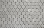 Eterna Medium Grey 2" Hexagon Porcelain Mosaic - image 2