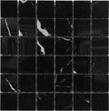 Eterna Nero Marquina 2"x2" Porcelain Mosaic - image 1