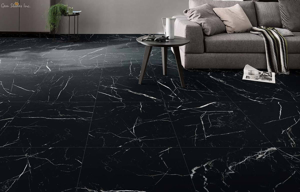 Eterna Nero Marquina Porcelain Tile - image 4