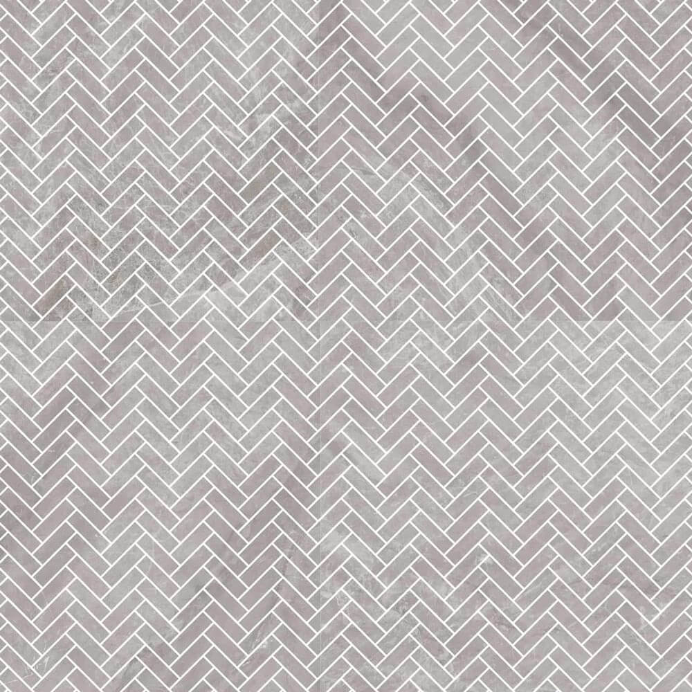 Gatsby Charleston 1"x3" Herringbone Polished Porcelain Mosaic - image 1