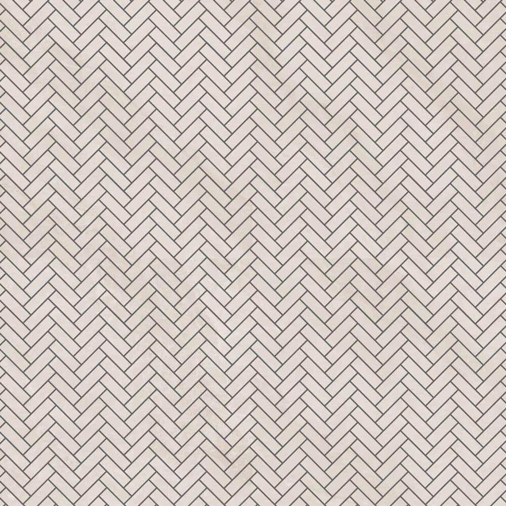 Gatsby Pearl 1"x3" Herringbone Polished Porcelain Mosaic - image 1