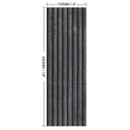 Mars-Panel 6"x18" Outward Gun Powder Honed Marble Tile - image 1