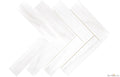 Dolomite Marble 2"x8" Herringbone Polished Mosaic - image 1