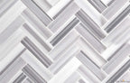 Equator Marble 2"x8" Herringbone Polished Mosaic - image 3