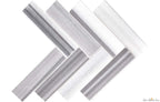 Equator Marble 2"x8" Herringbone Polished Mosaic - image 1