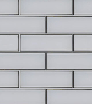 Ice White Glass Bevel 4x12 - image 1
