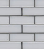 Ice White Glass Bevel 4x12 - image 1
