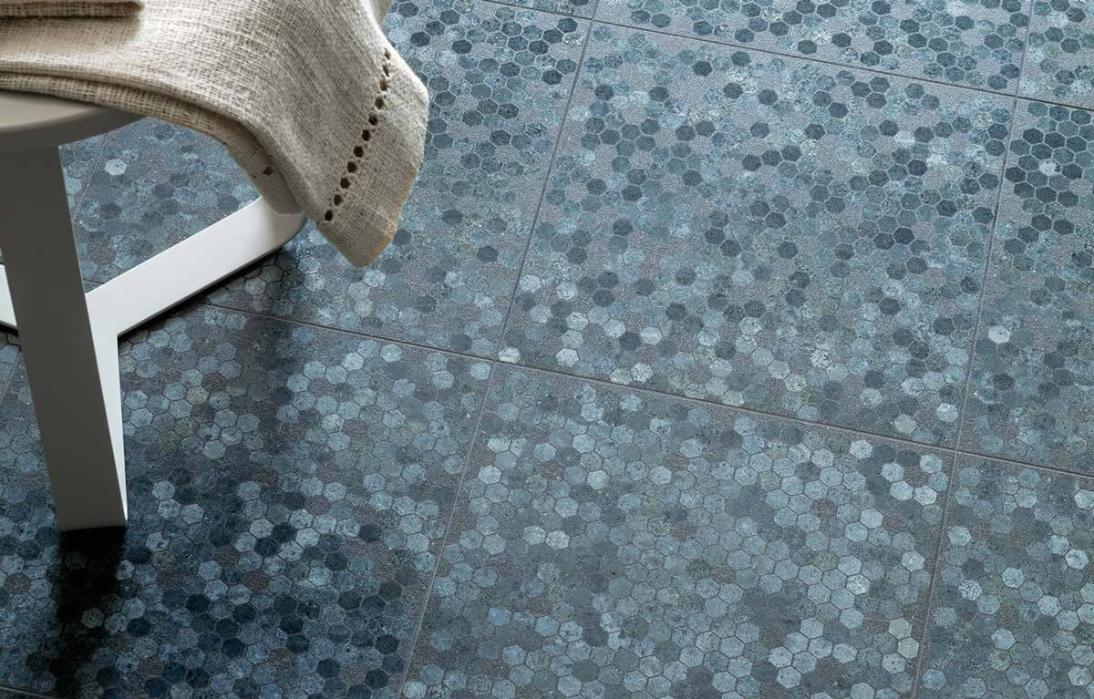 Vulcanika Blue Decor 12"x12" Porcelain Tile - image 2
