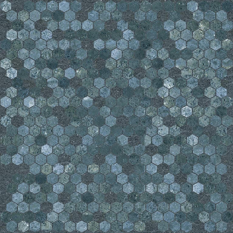 Vulcanika Blue Decor 12"x12" Porcelain Tile - image 1