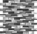 Aluminum Silver Blend 1"x2" Metal Mosaic - image 1