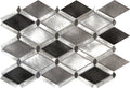Aluminum Silver Blend Diamond Metal Mosaic - image 1