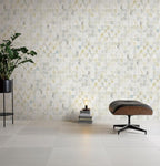 Linked-Waves Versilia River Blu Honed Marble Mosaic - image 5