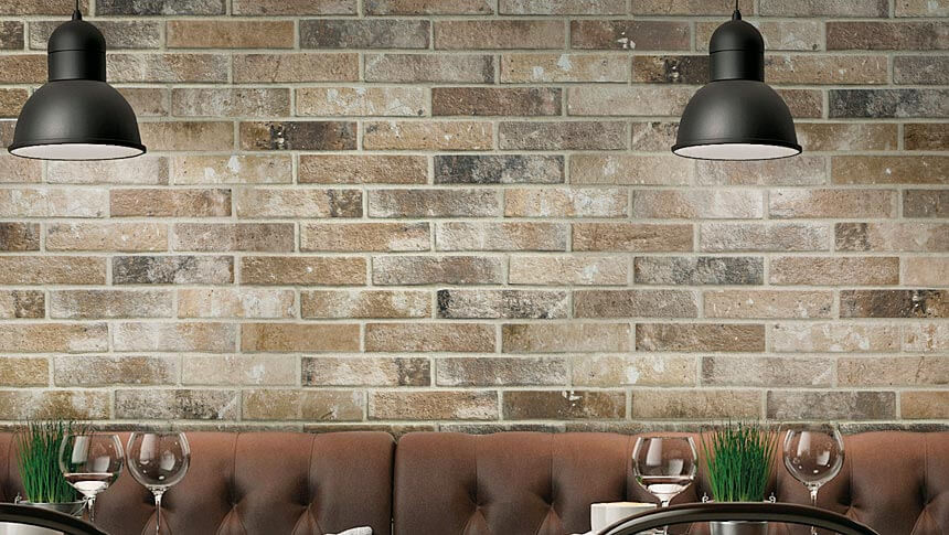London Brick Beige 2.3"x10" Matte Porcelain Tile - image 2