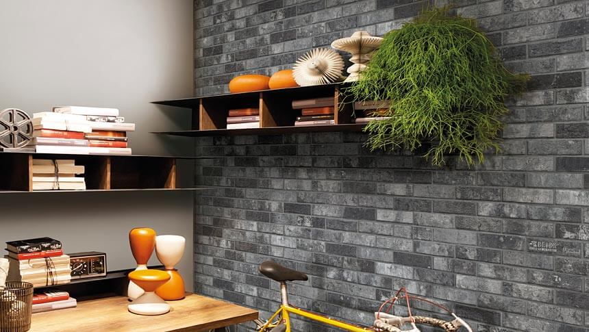 London Brick Charcoal 2.3"x10" Matte Porcelain Tile - image 2