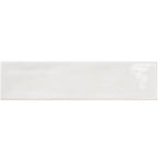 Maiolica White 3"x12" Ceramic Tile - image 1