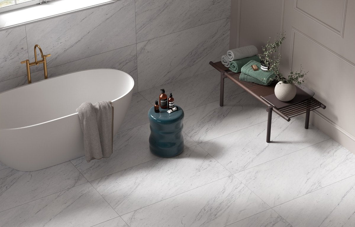 Majestic Bianco Barga Matte Porcelain Tile - image 2