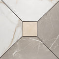 Majestic Cenere Oro Crema Matte Porcelain Mosaic - image 1