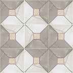 Majestic Cenere Oro Crema Matte Porcelain Mosaic - image 2