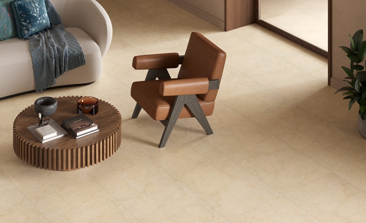 Majestic Crema Rezzato Matte Porcelain Tile - image 2