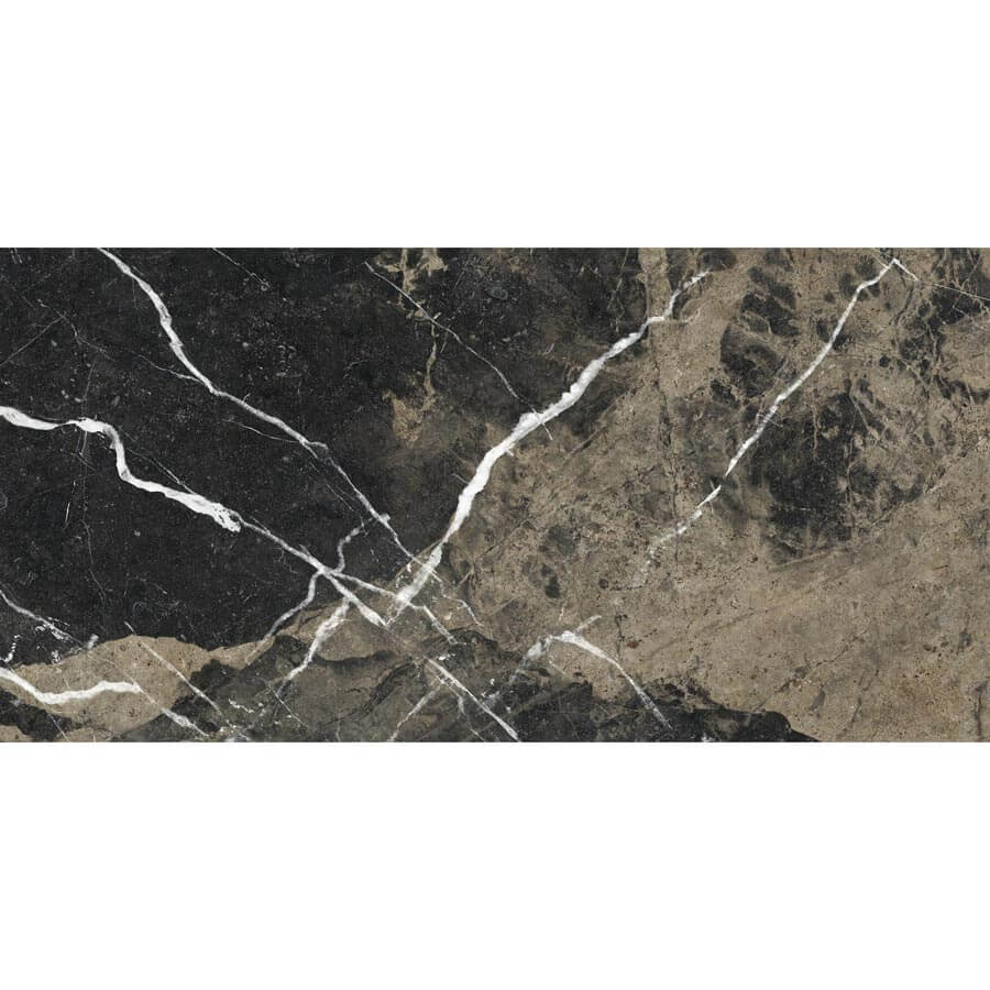 Marmi Alpi Calacatta Black Porcelain Tile - image 2