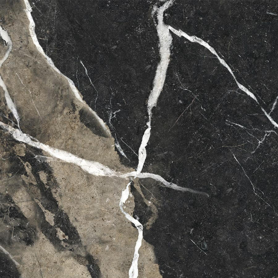 Marmi Alpi Calacatta Black Porcelain Tile - image 1