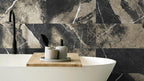 Marmi Alpi Calacatta Black Porcelain Tile - image 4