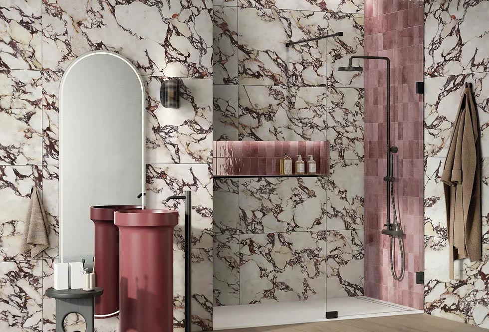 Marmi Alpi Vagli Rosata Porcelain Tile - image 3