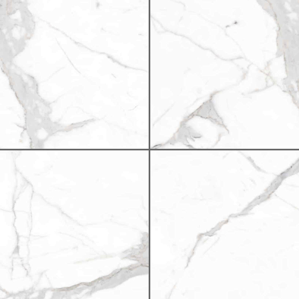 Marmi Classici Bianco Calacatta Polished Porcelain Tile - image 1