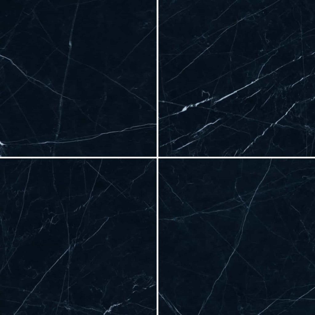 Marmi Classici Nero Marquina Polished Porcelain Tile - image 1