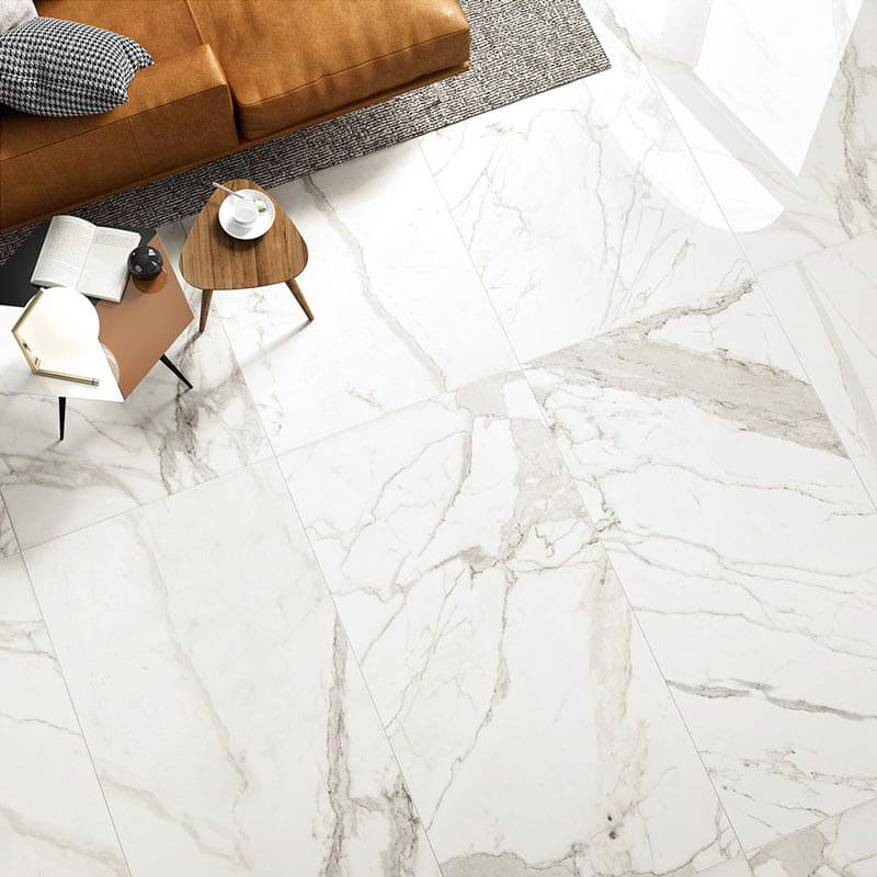 Marmorea Bianco Calacatta Porcelain Tile - image 4