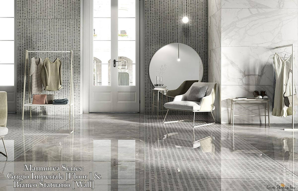 Marmorea Grigio Imperiale Porcelain Tile - image 4