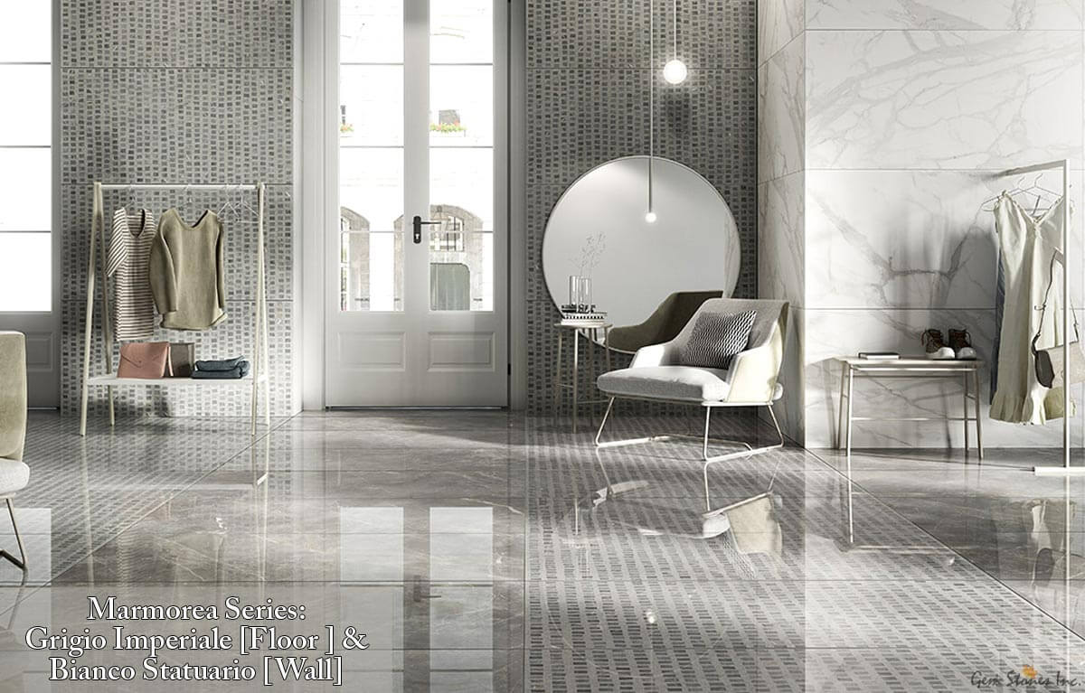 Marmorea Grigio Imperiale Porcelain Tile - image 4