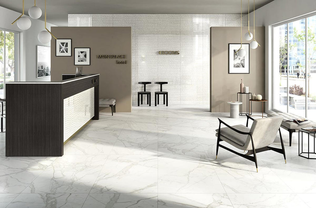 Marmorea Bianco Statuario Décor 30"x60" Porcelain Tile - image 3