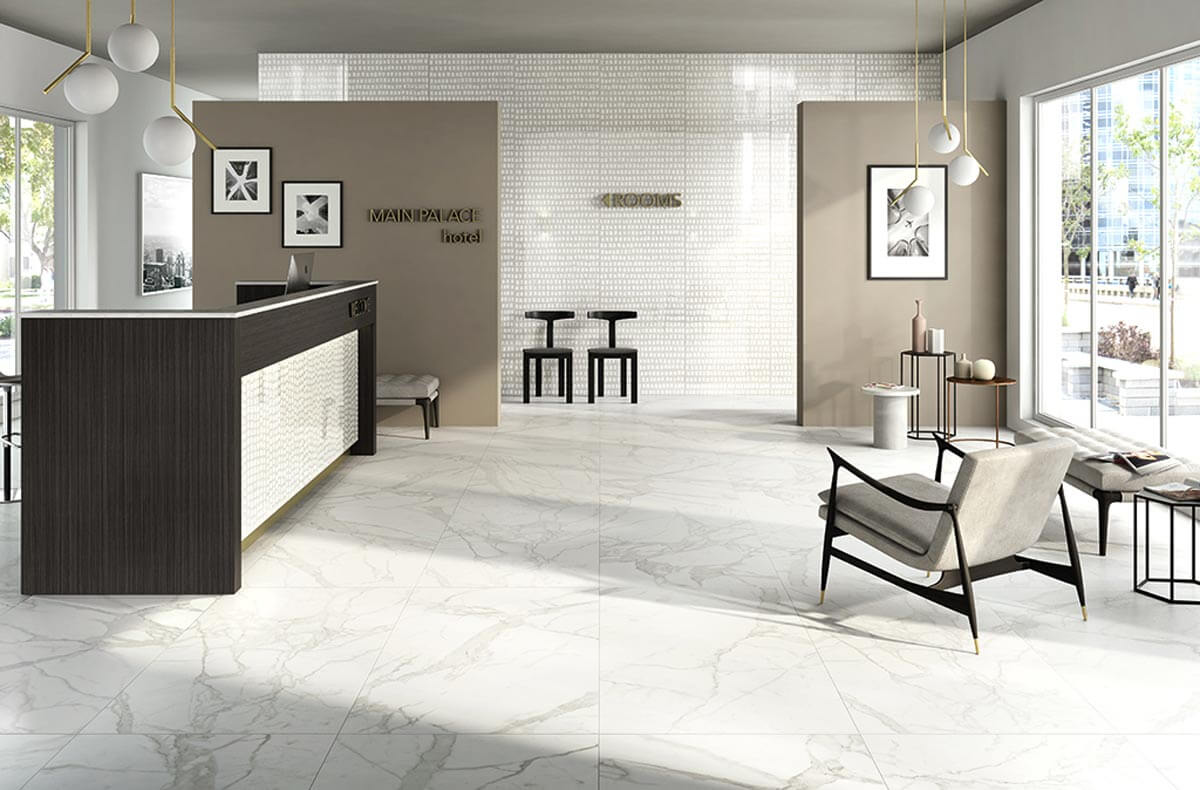 Marmorea Bianco Statuario Décor 30"x60" Porcelain Tile - image 3