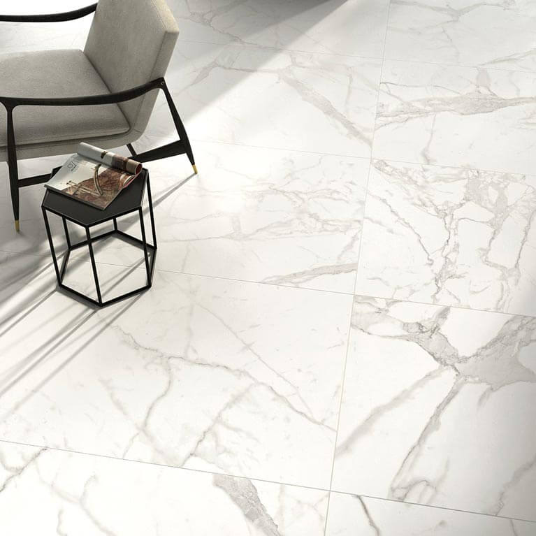 Marmorea Bianco Statuario Porcelain Tile - image 4