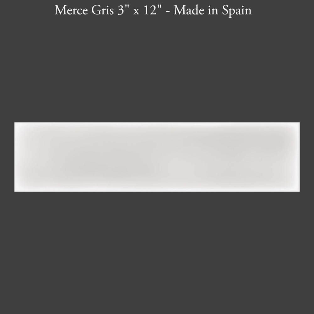 Merce Gris 3"x12" Matte Porcelain Tile - image 1