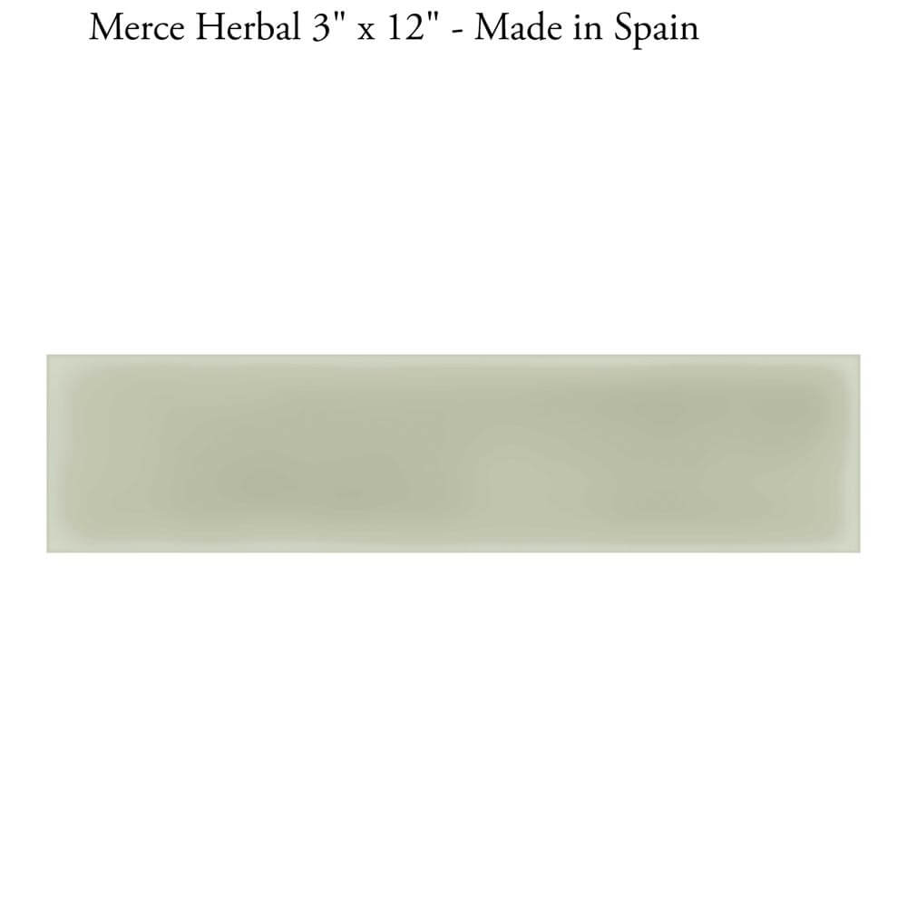 Merce Herbal 3"x12" Matte Porcelain Tile - image 1