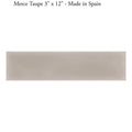 Merce Taupe 3"x12" Matte Porcelain Tile - image 1