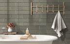 Metallic Grey Glass Bevel 4x12 - image 2