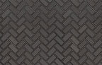 Metallic Grey Glass Bevel Herringbone - image 2