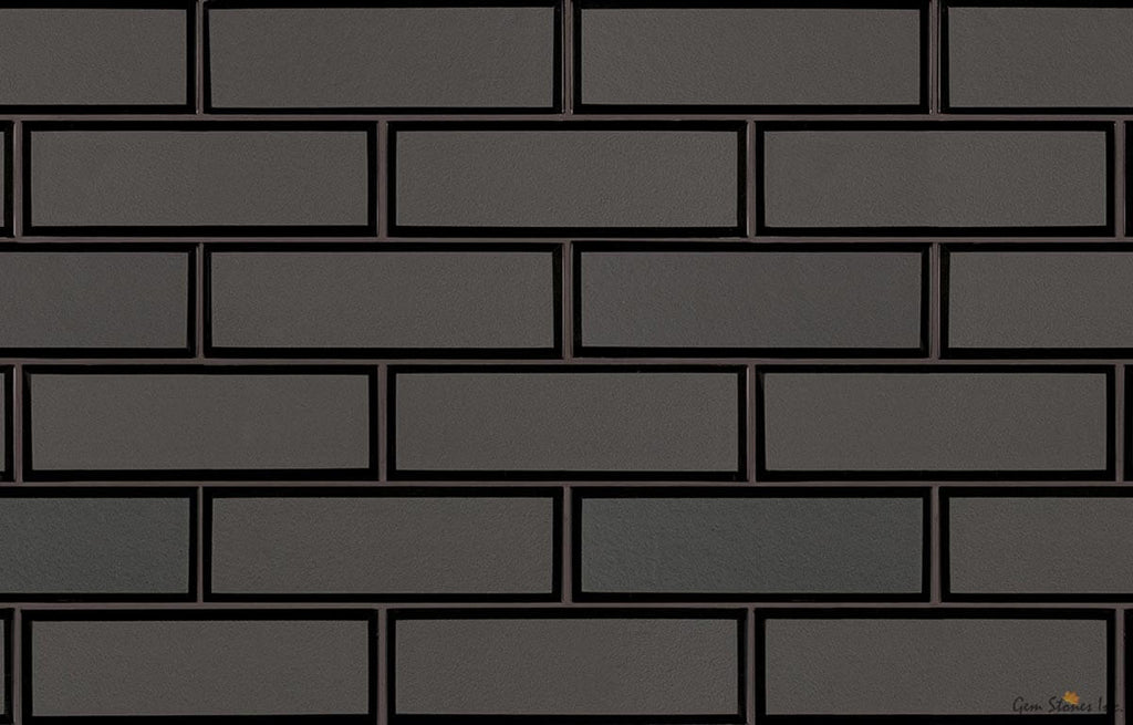 Metallic Grey Glass Bevel 2" x 6" - image 1