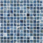 Mythos Delfos Blue 1"x1" Glass Mosaic - image 1