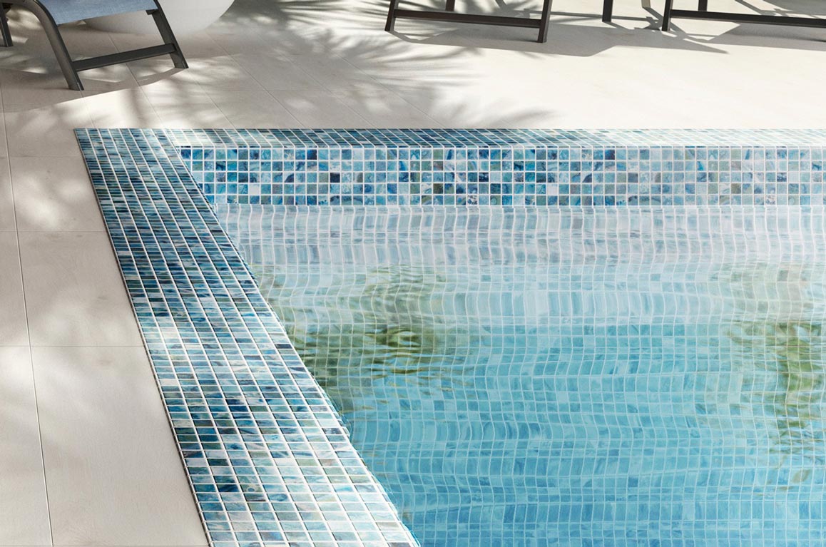 Mythos Delfos Blue 1"x1" Glass Mosaic - image 4