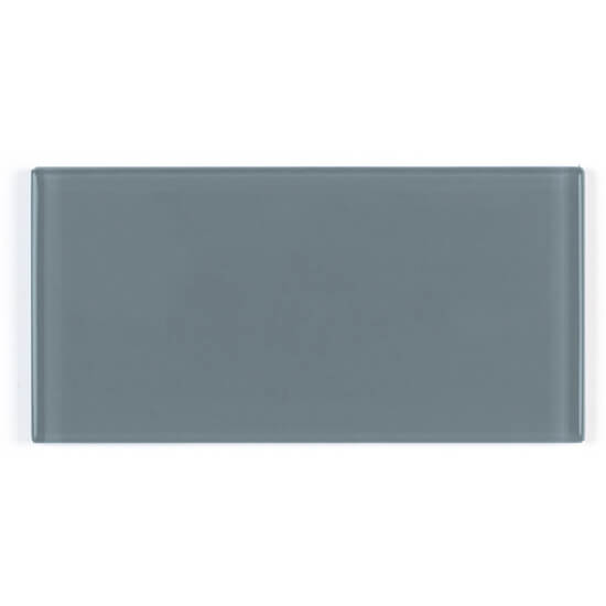 Cristallo Teal Blue Glass Tile - image 1