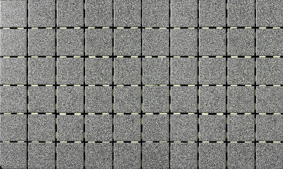 Quebec Graphite 2"x2" Matte Porcelain Mosaic - image 1